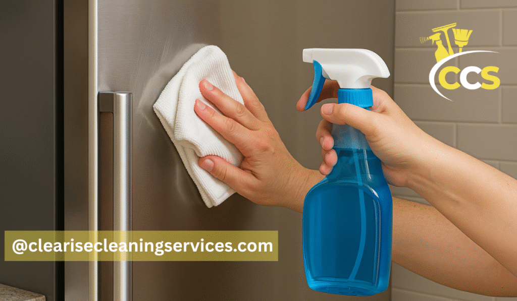 can you use glass cleaner on stainless steel