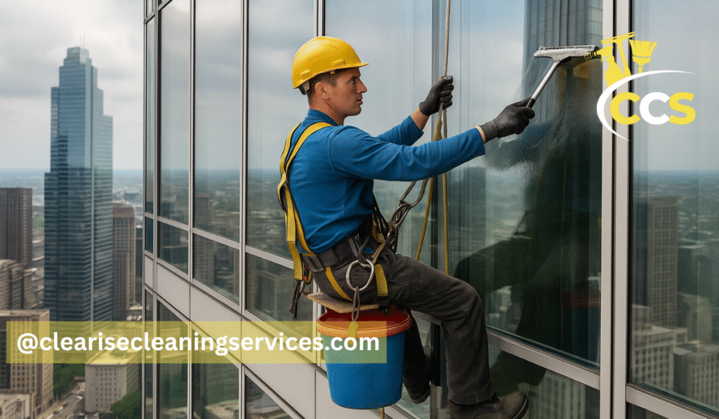 how much does a high rise window cleaner make