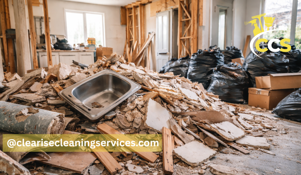 home renovation debris