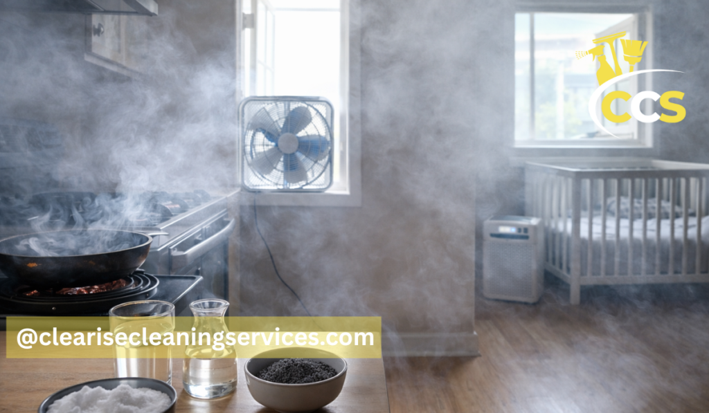 how do you get smoke out of a house