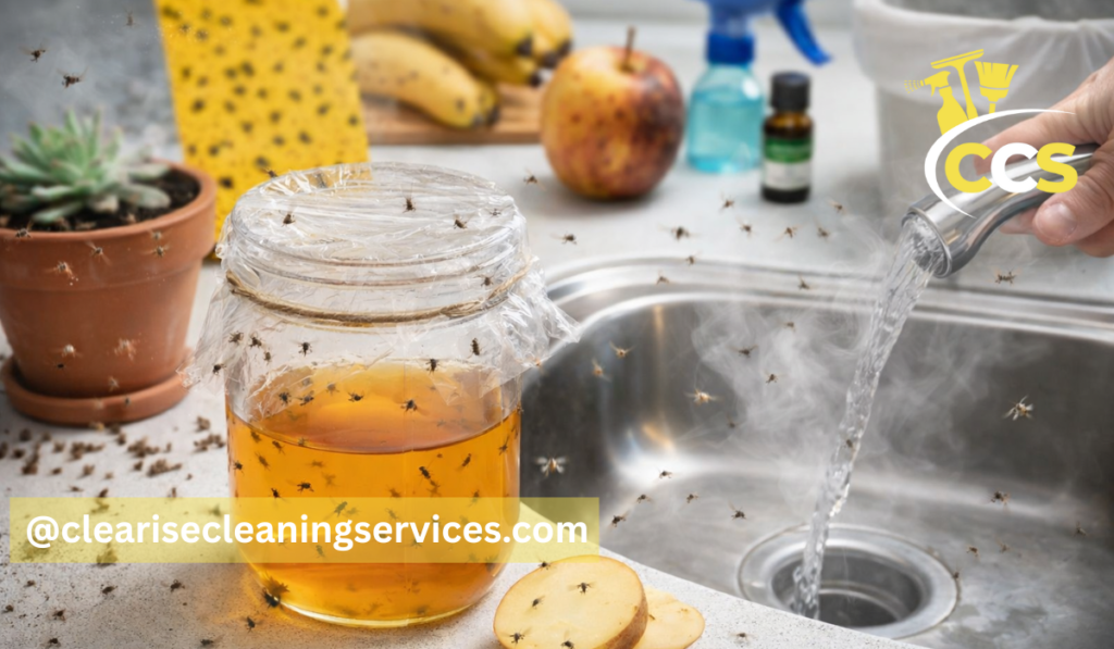 how get rid gnats in house