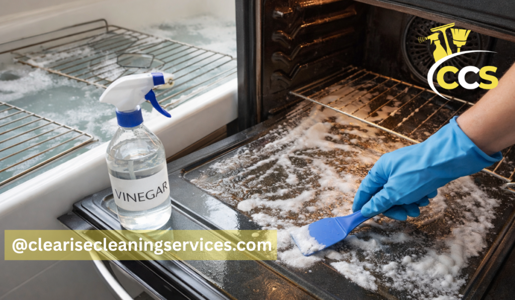how to clean an oven
