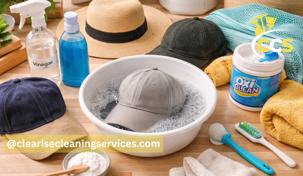 how to clean hat