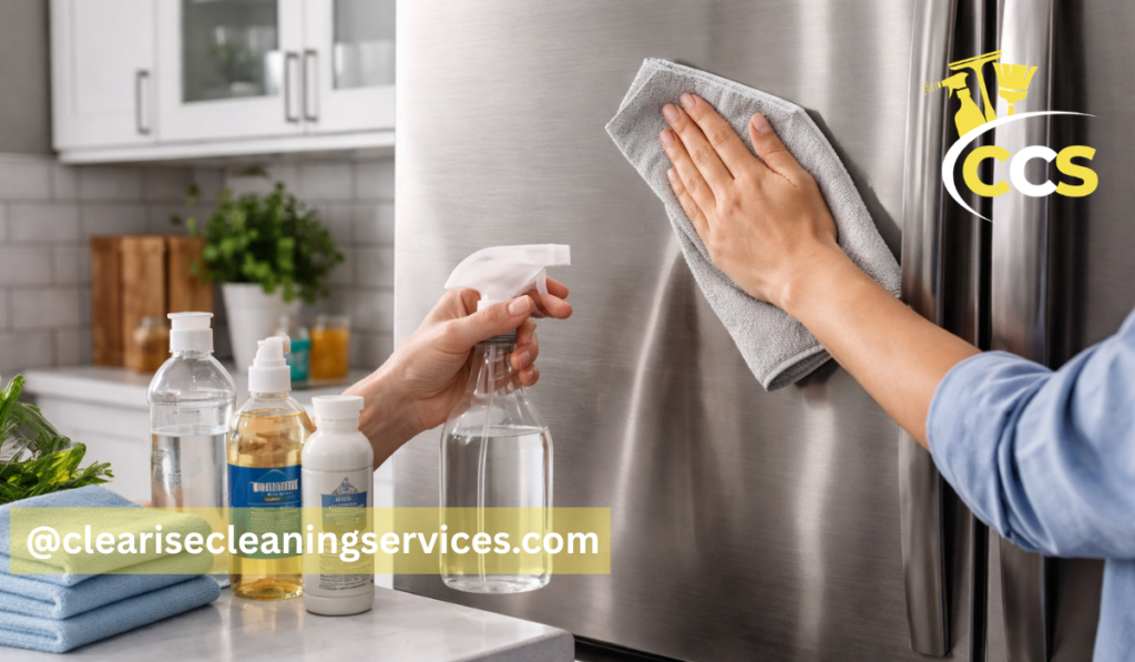 how to clean stainless steel appliances