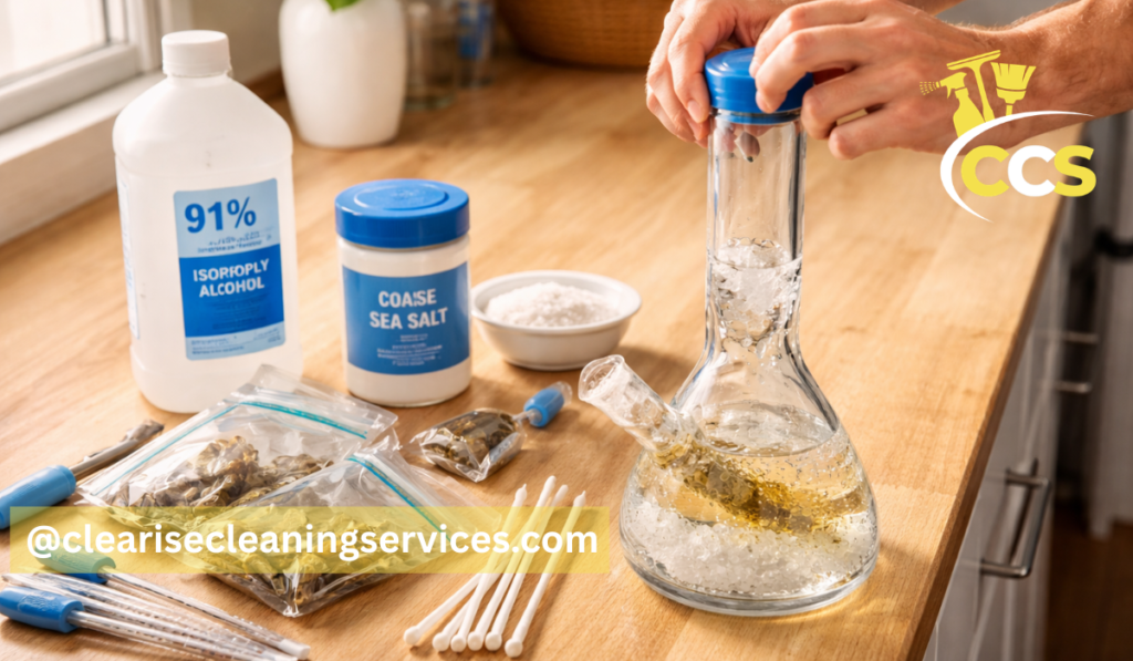 how do you clean a water pipe