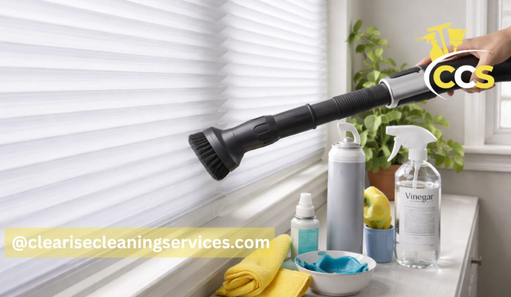 how to clean cellular shades