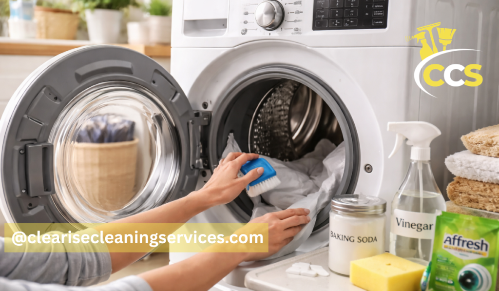 how to clean front load washer