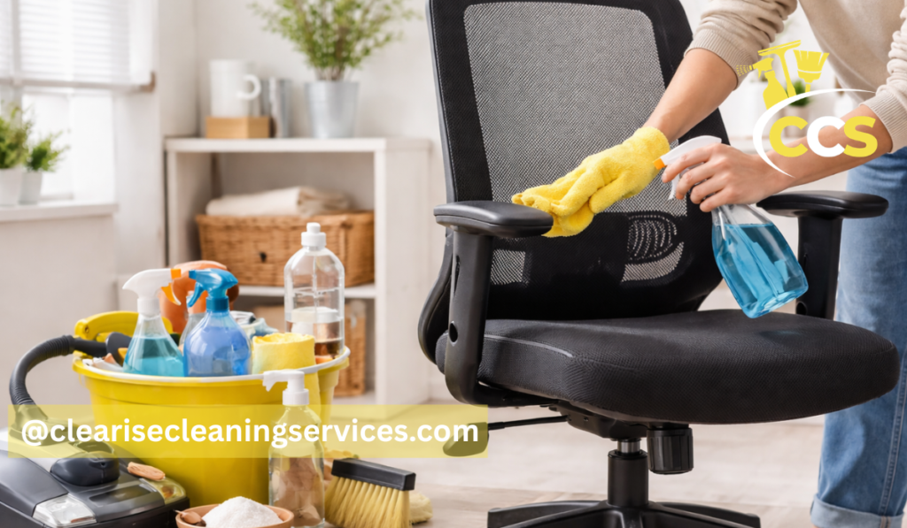 how to clean office chair