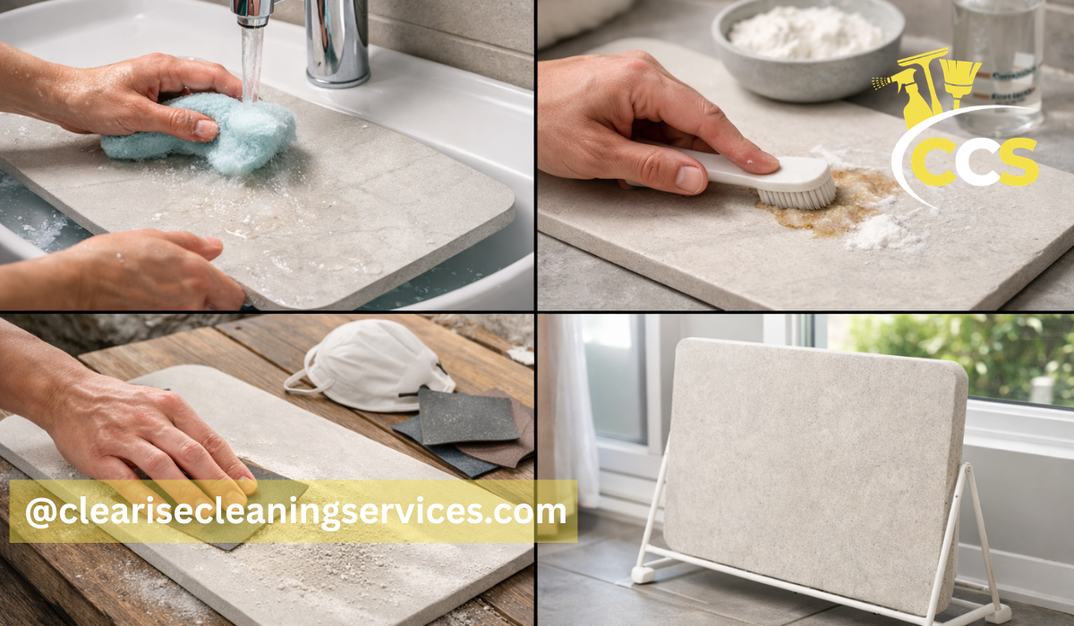 How To Clean Stone Bath Mats