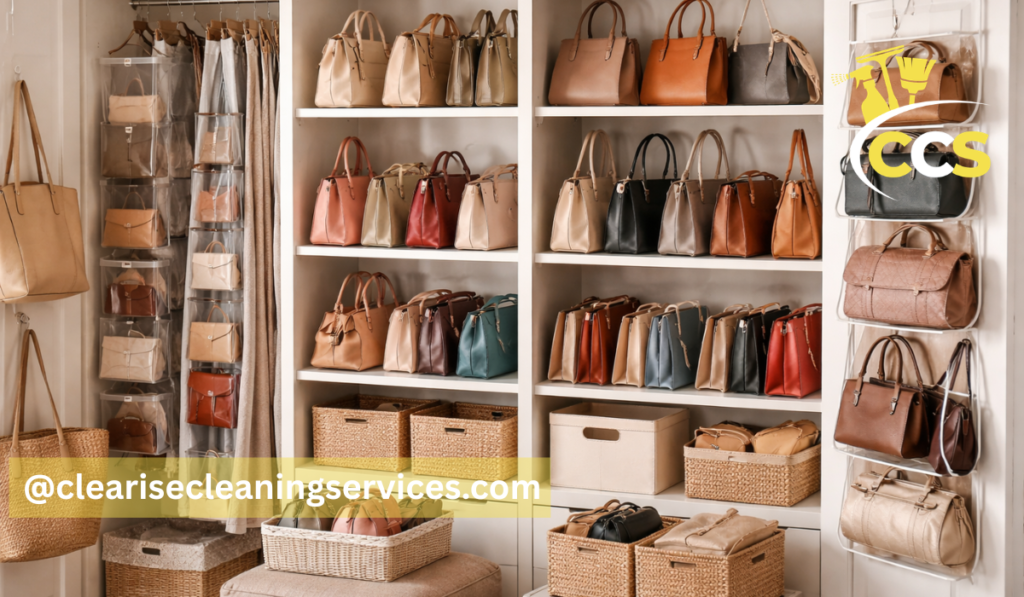how to organize handbags