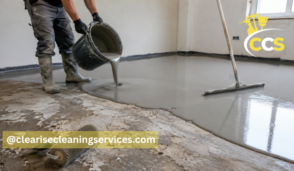self leveling concrete