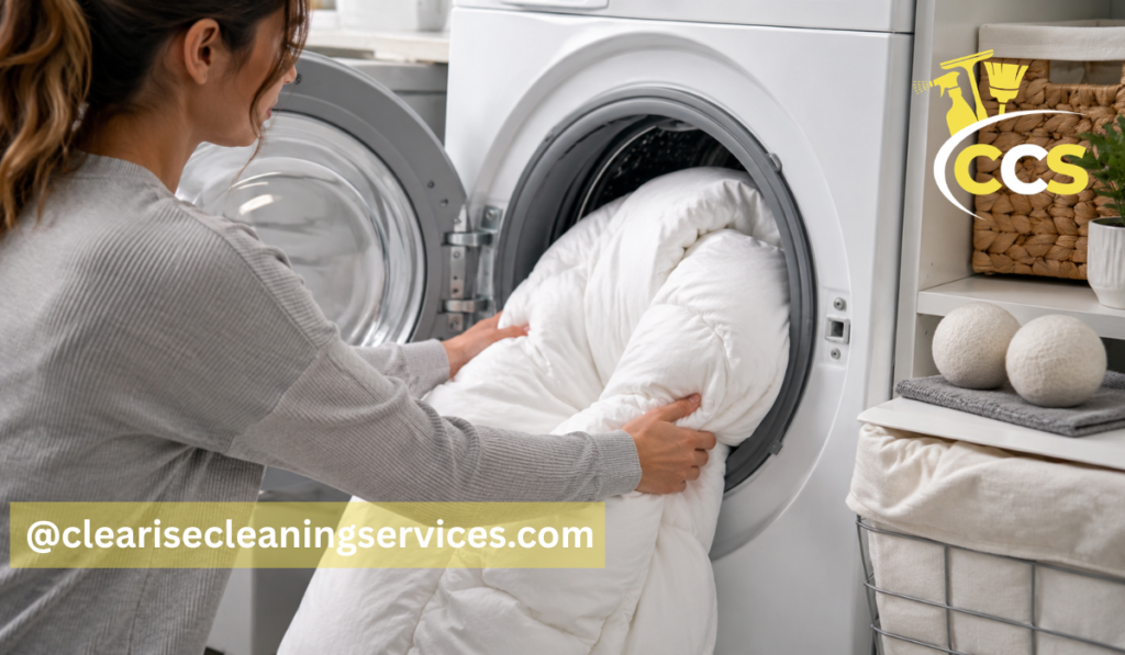 can i wash my down comforter in the washer