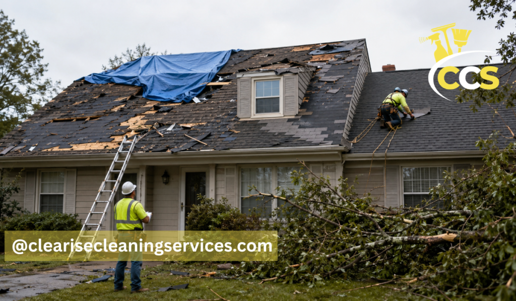 storm damage roof replacement
