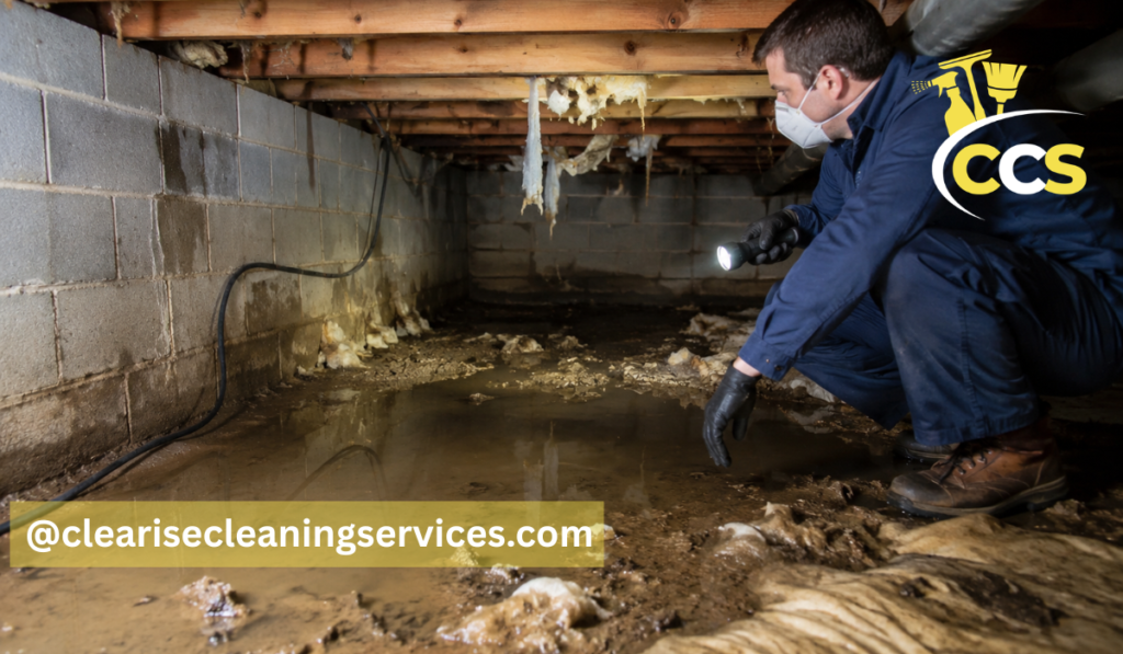 water in crawl space