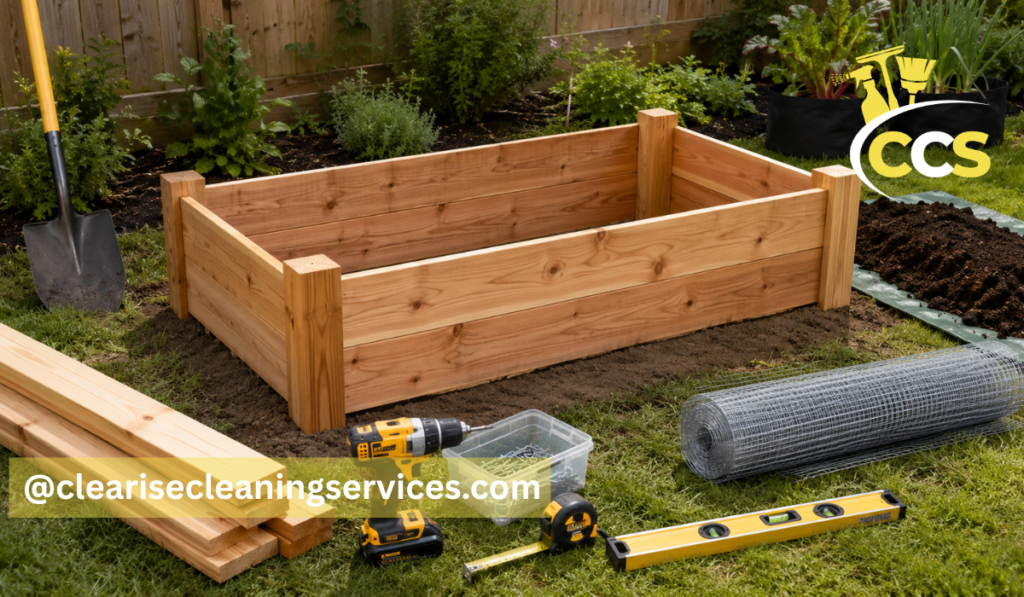 how to build a raised garden bed