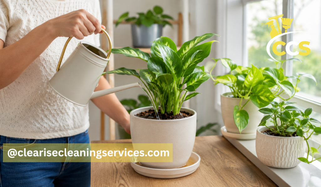 how to water houseplants
