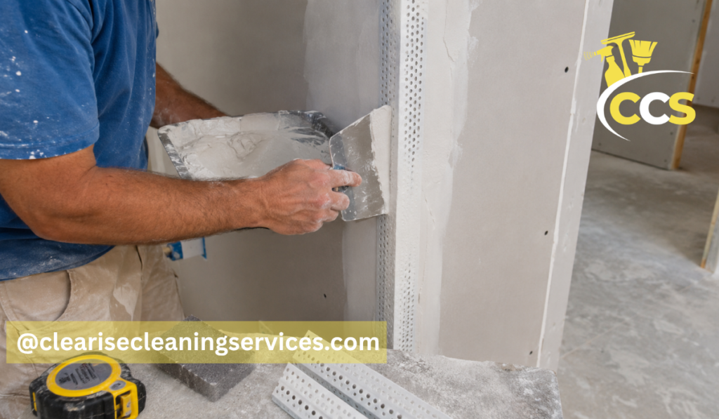 drywalling corners with corner bead