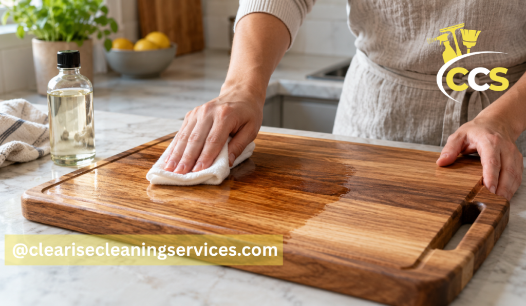 how to oil wooden cutting board