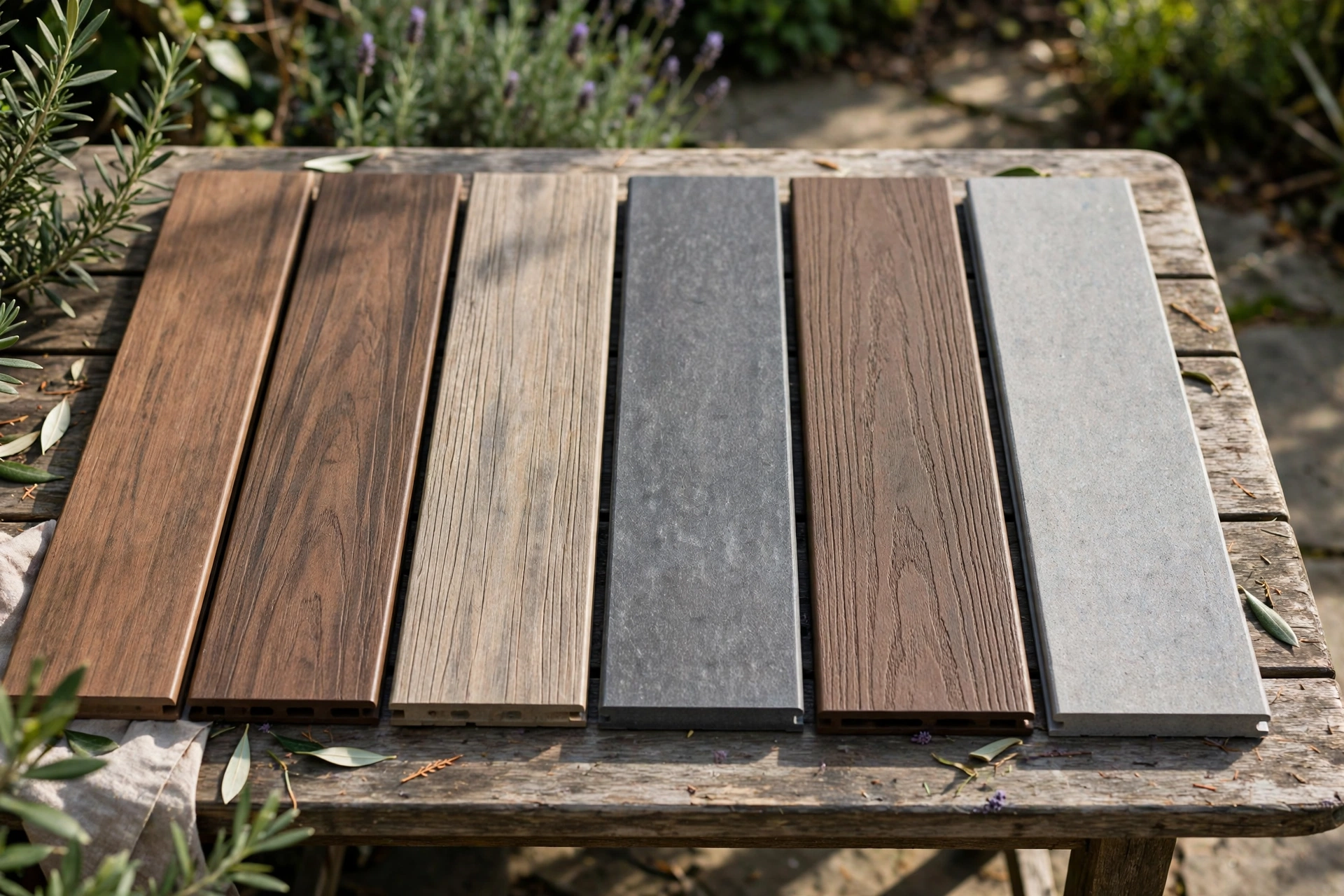 Width-choice checklist for composite decking