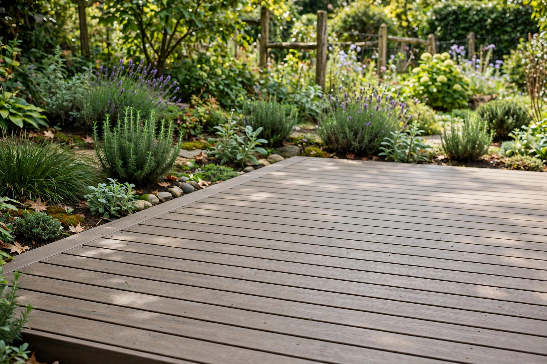 Common composite decking widths