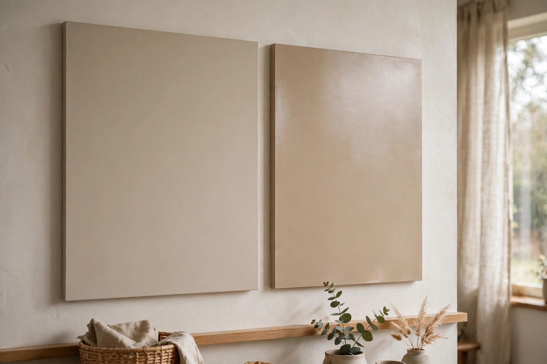 Acrylic and enamel interior paints