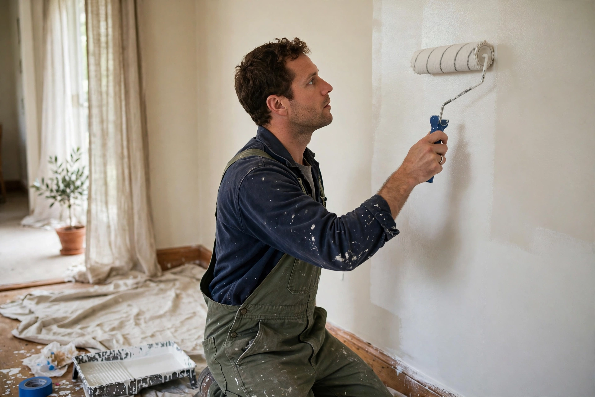 How many coats of interior paint