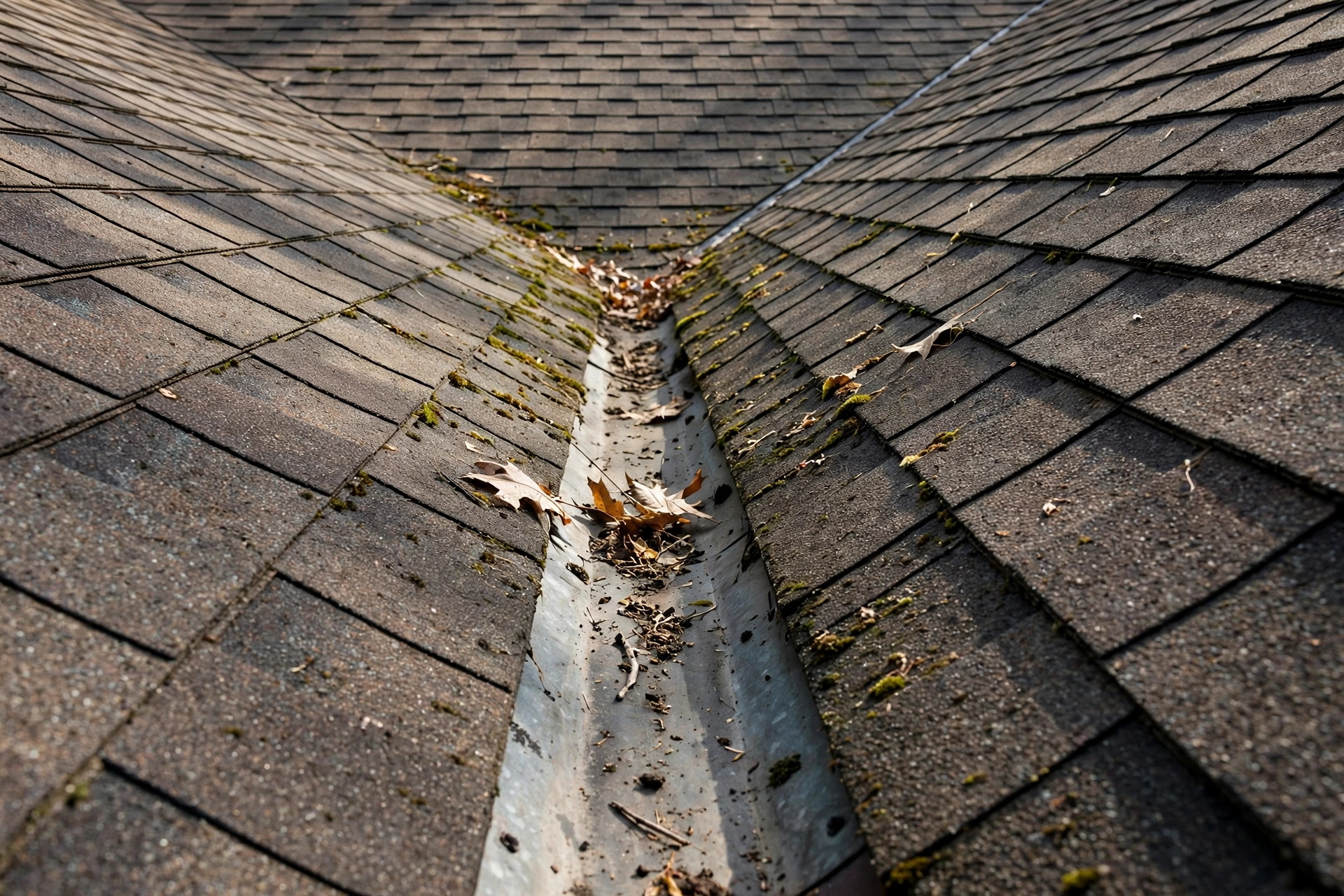 Keep valleys, vents and skylights clear